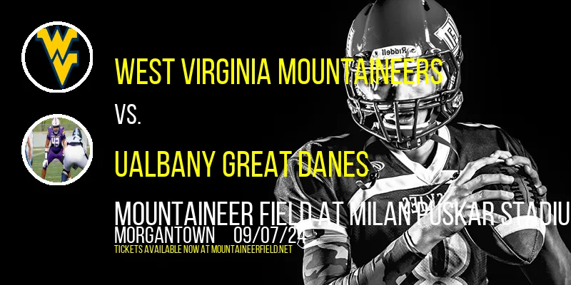 West Virginia Mountaineers vs. UAlbany Great Danes at Mountaineer Field at Milan Puskar Stadium